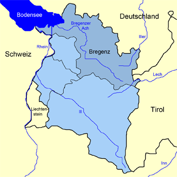 Karte Vorarlberg