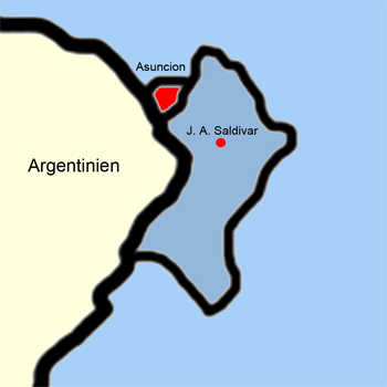 Karte Paraguay